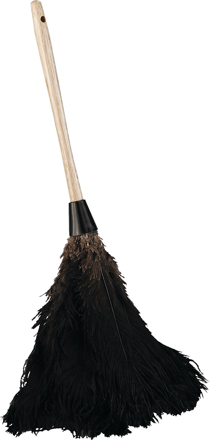Unisan® Professional Ostrich Feather Duster, Black Handle