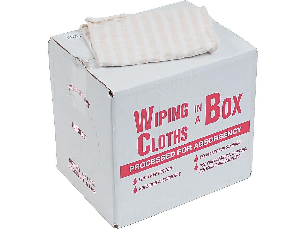UNITED FACILITY SUPPLY Cotton Cleaning Cloths, 8.25