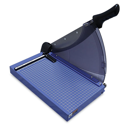United Professional-Grade 14" Guillotine Paper Trimmer, 40 Sheet Capacity, Blue