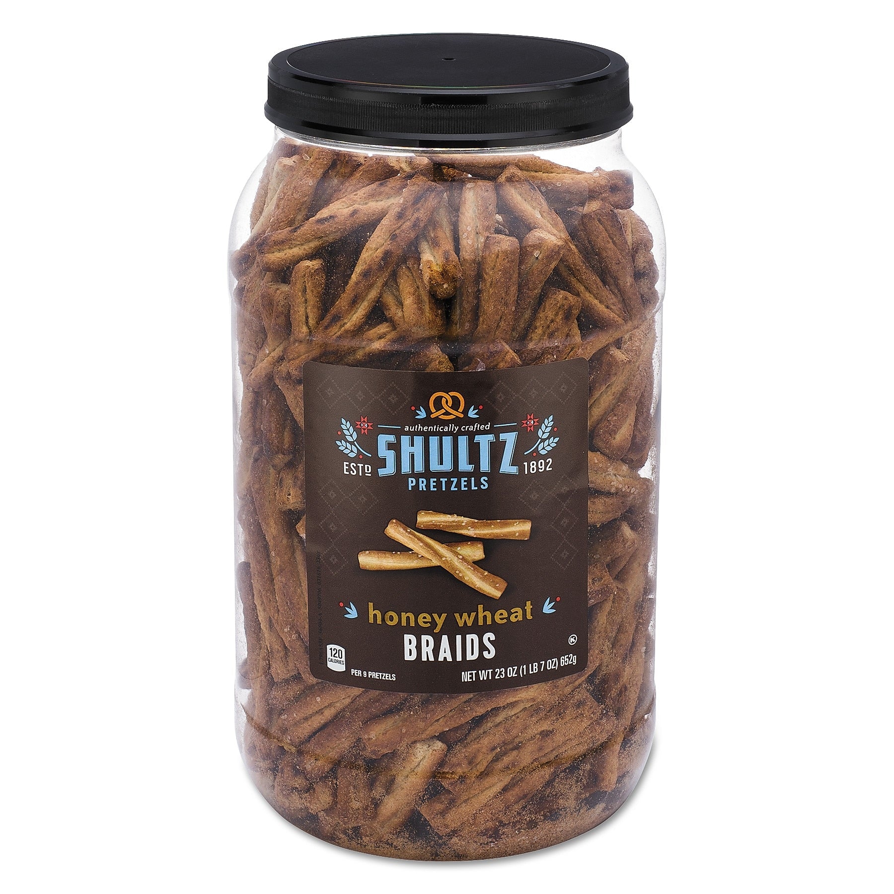 UNS CHANGE Pretzels, Honey Wheat, Tub, 23 oz