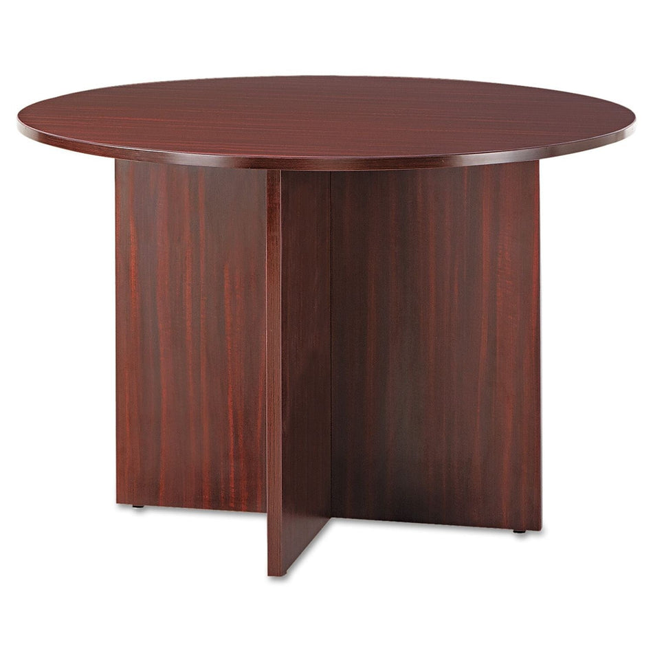 Valencia Series Round Conference Table, 29-1/2h x 42 dia., Mahogany