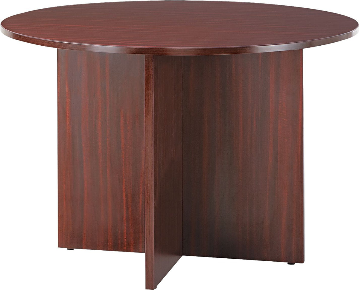 Valencia Series Round Conference Table, 29-1/2h x 42 dia., Mahogany