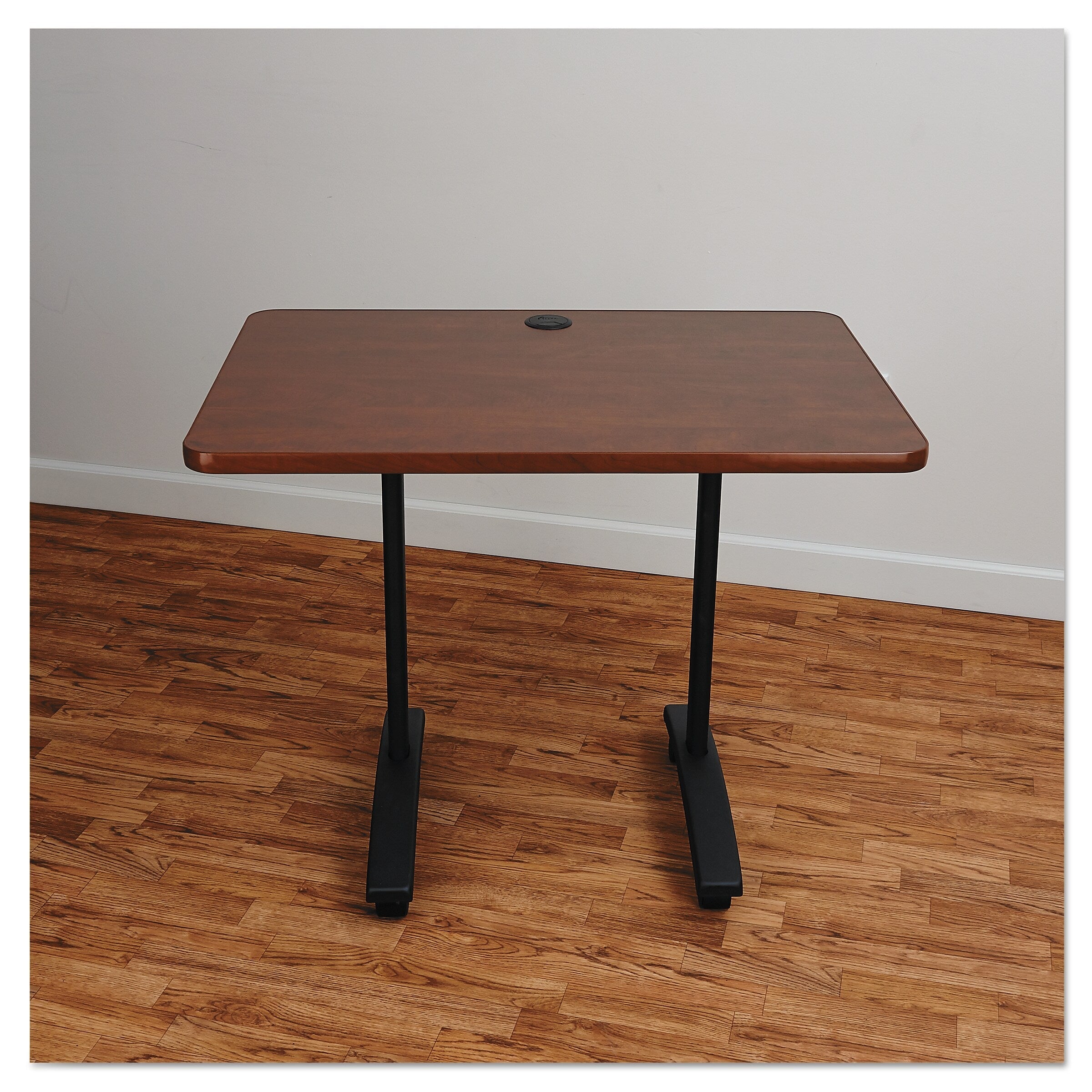 Valencia Series Training Table T-Leg Base, 24-1/2w x 19-3/4d, Black