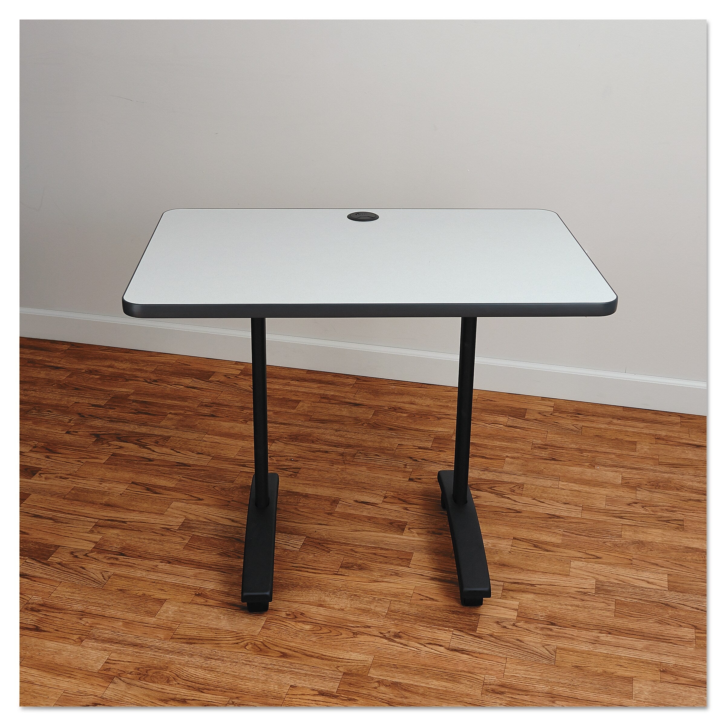 Valencia Series Training Table T-Leg Base, 24-1/2w x 19-3/4d, Black