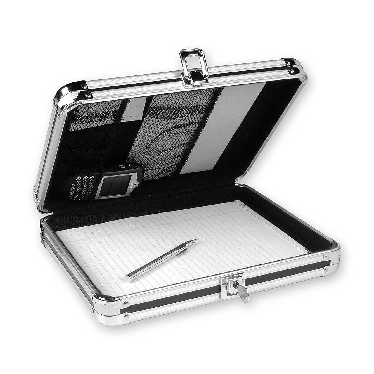 Vaultz Locking Storage Clipboard, Letter Size, Black
