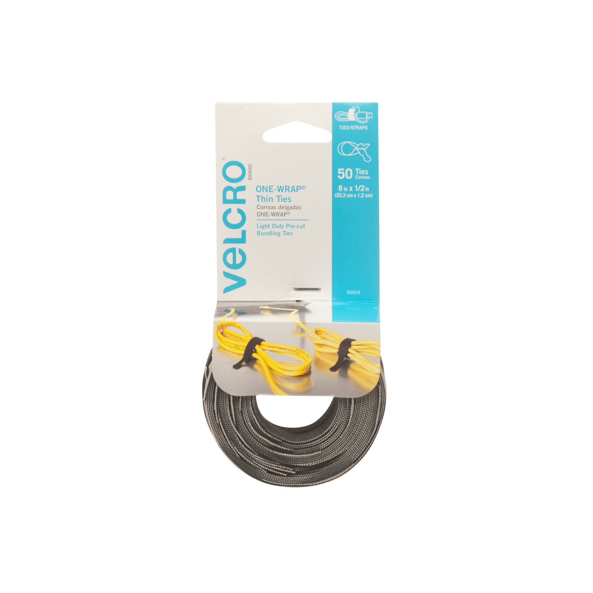 Velcro® Brand One-Wrap® Thin Cable Ties 1/2