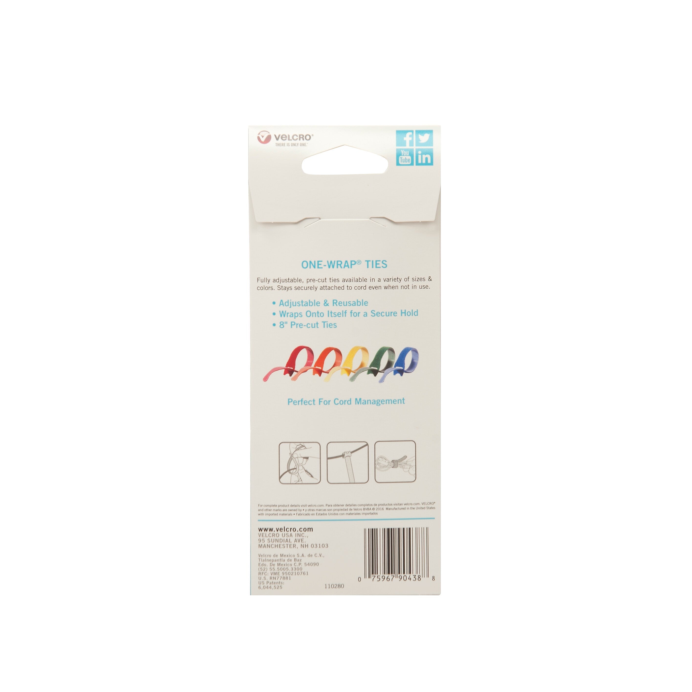 Velcro® Fasteners, 1/2