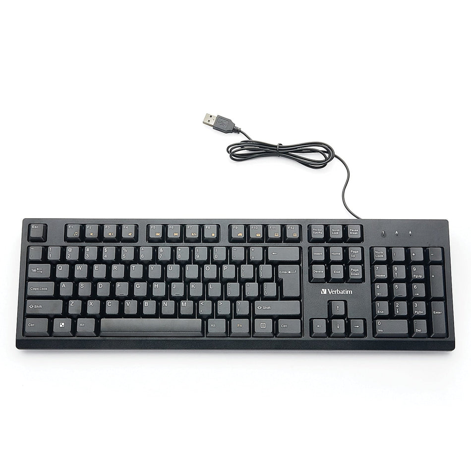 Verbatim Universal Wired Keyboard, Black