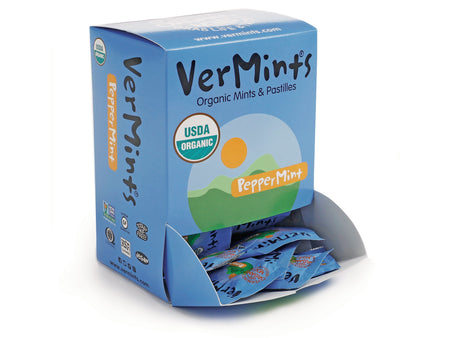 VerMints Peppermint Mints, 100 Pieces/Pack, 100/Box