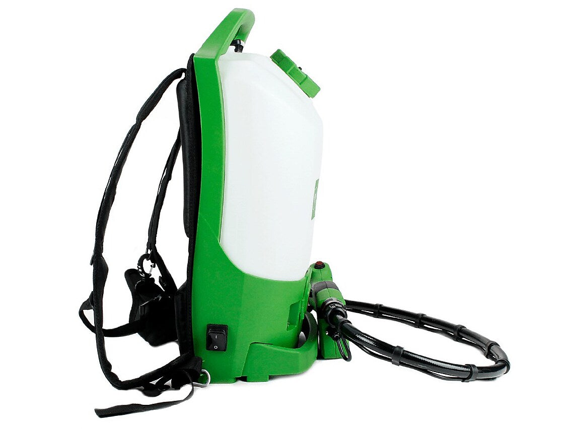 Victory Innovations Professional Cordless Backpack Electrostatic Sprayer, 288 oz., Green/Black/White