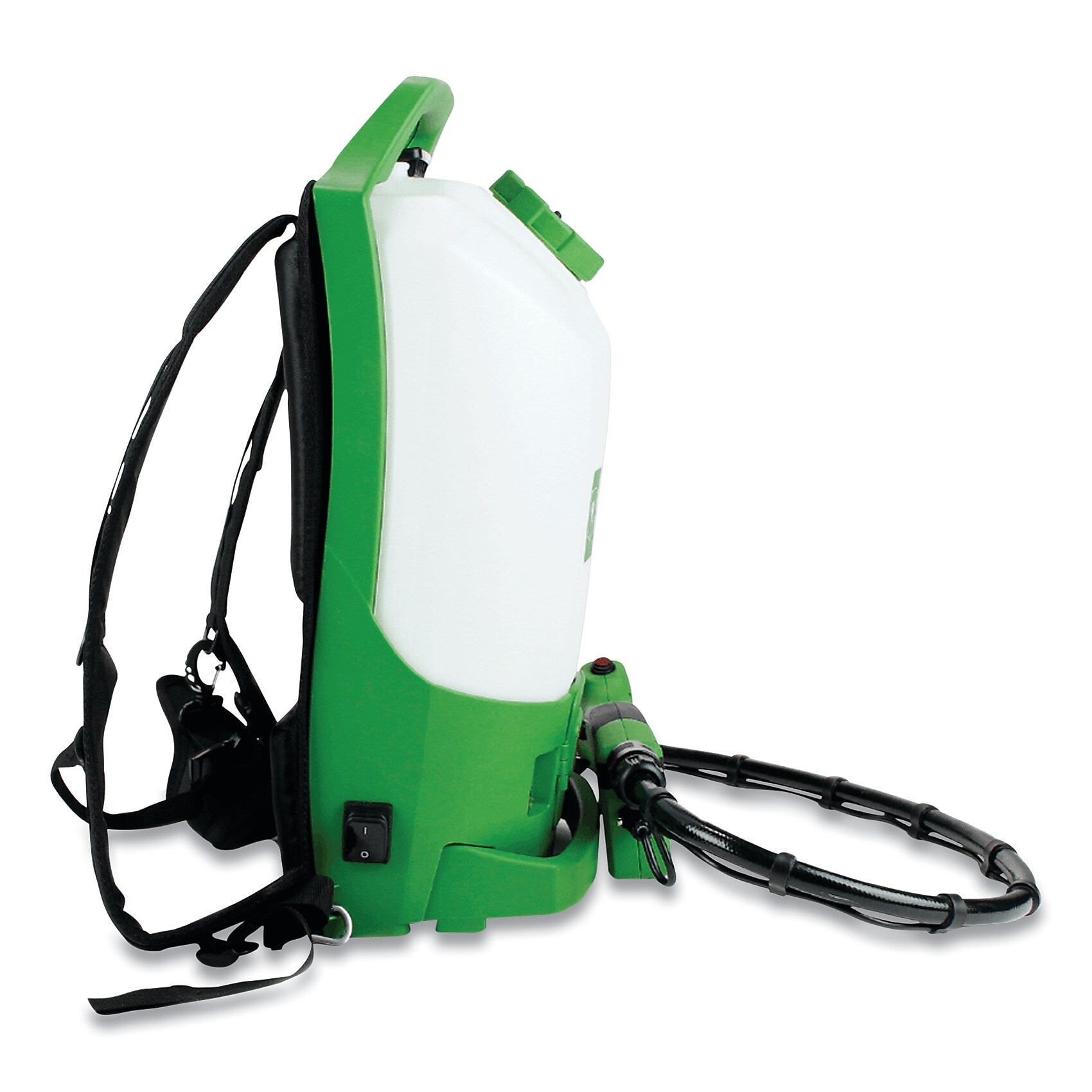 Victory Professional Cordless Backpack Electrostatic Sprayer, Green/Translucent White/Black