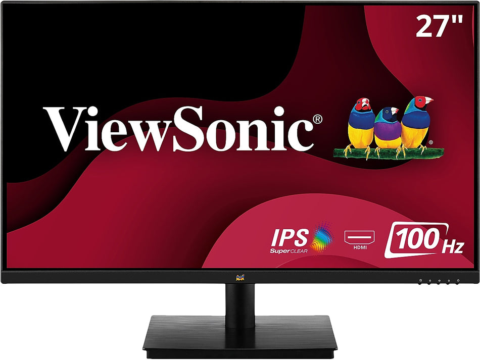 ViewSonic 27" FHD 100Hz LED IPS Monitor, Black