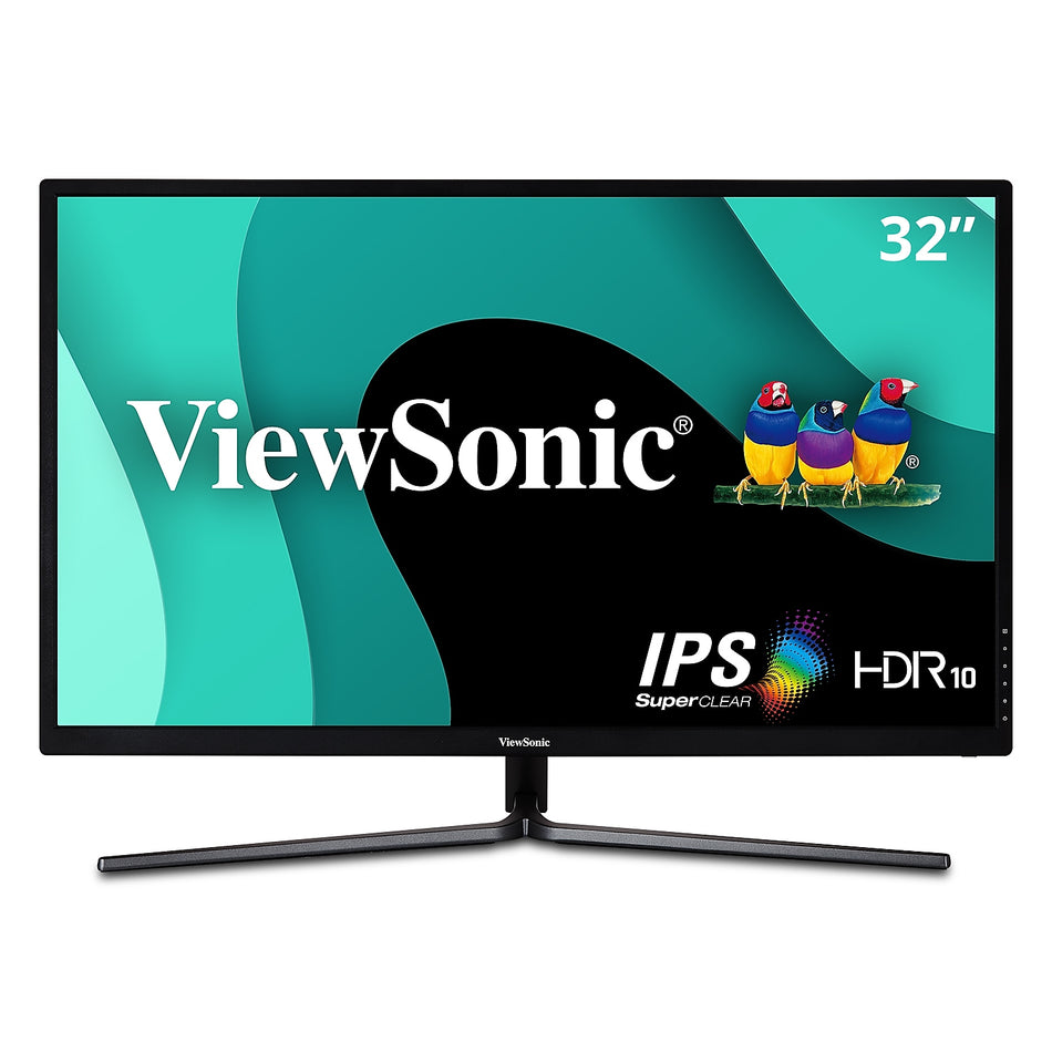 ViewSonic 32" 60 Hz LCD Monitor, Black