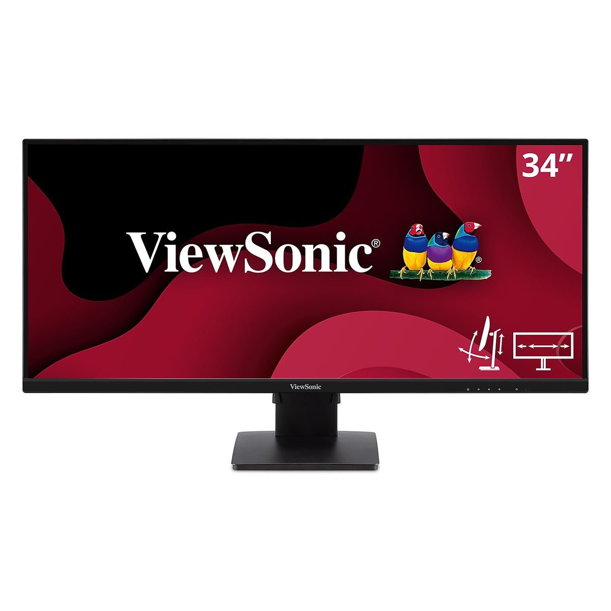 ViewSonic 34" 75 Hz LCD Gaming Monitor, Black