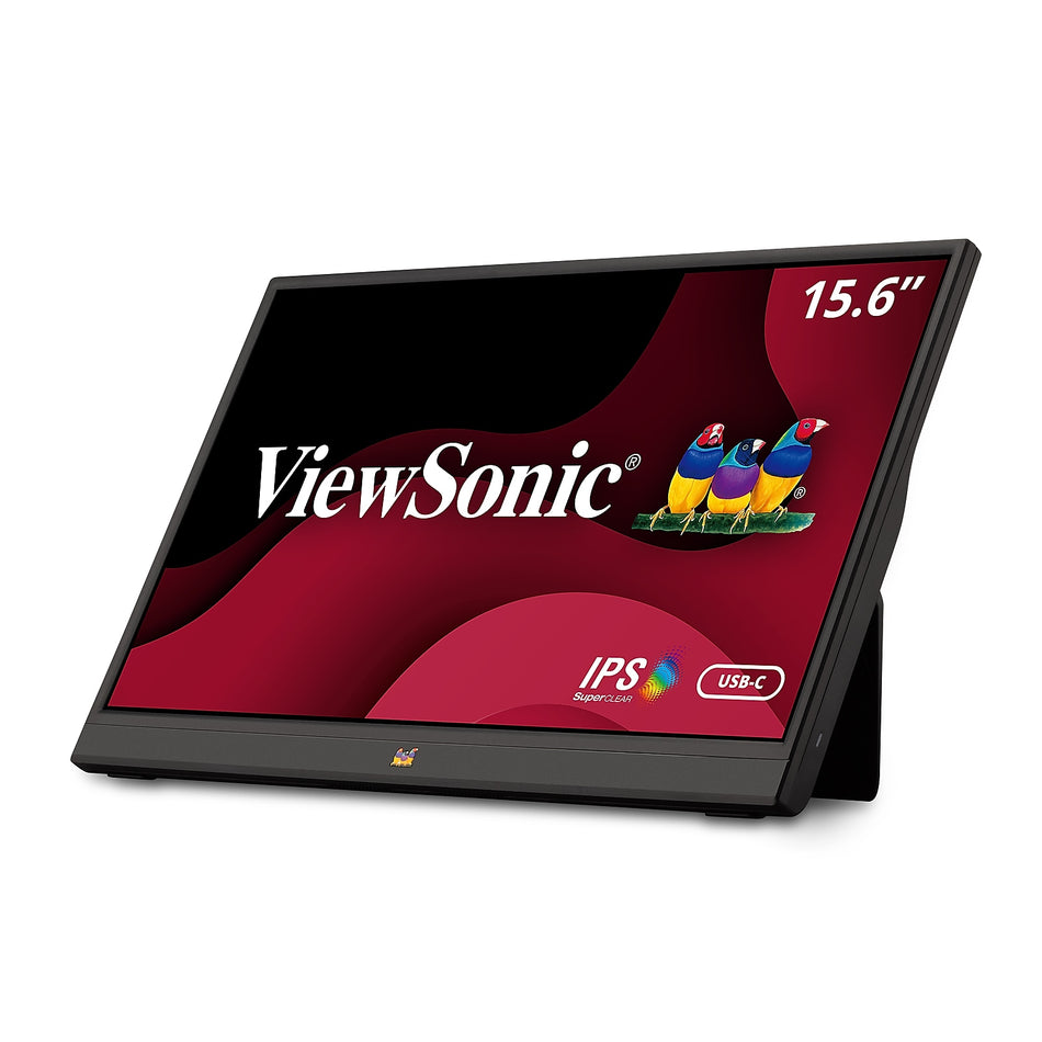 ViewSonic Portable 16" 60 Hz LED Monitor, Black