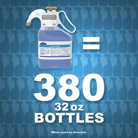 Virex II 256 Disinfectant for Diversey SmartDose, Minty Scent, 47.3oz.