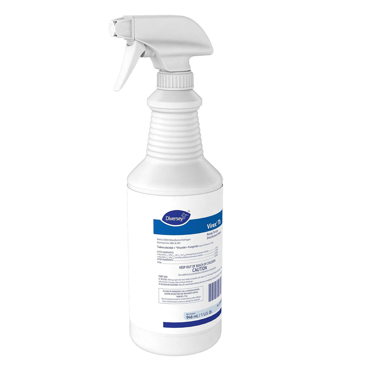 Virex Tb Disinfectant Spray, Lemon, 32 Oz.