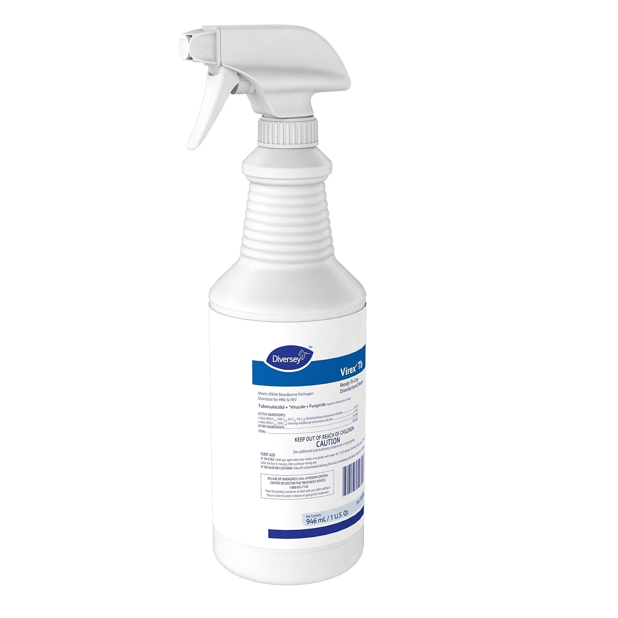 Virex Tb Disinfectant Spray, Lemon, 32 Oz.