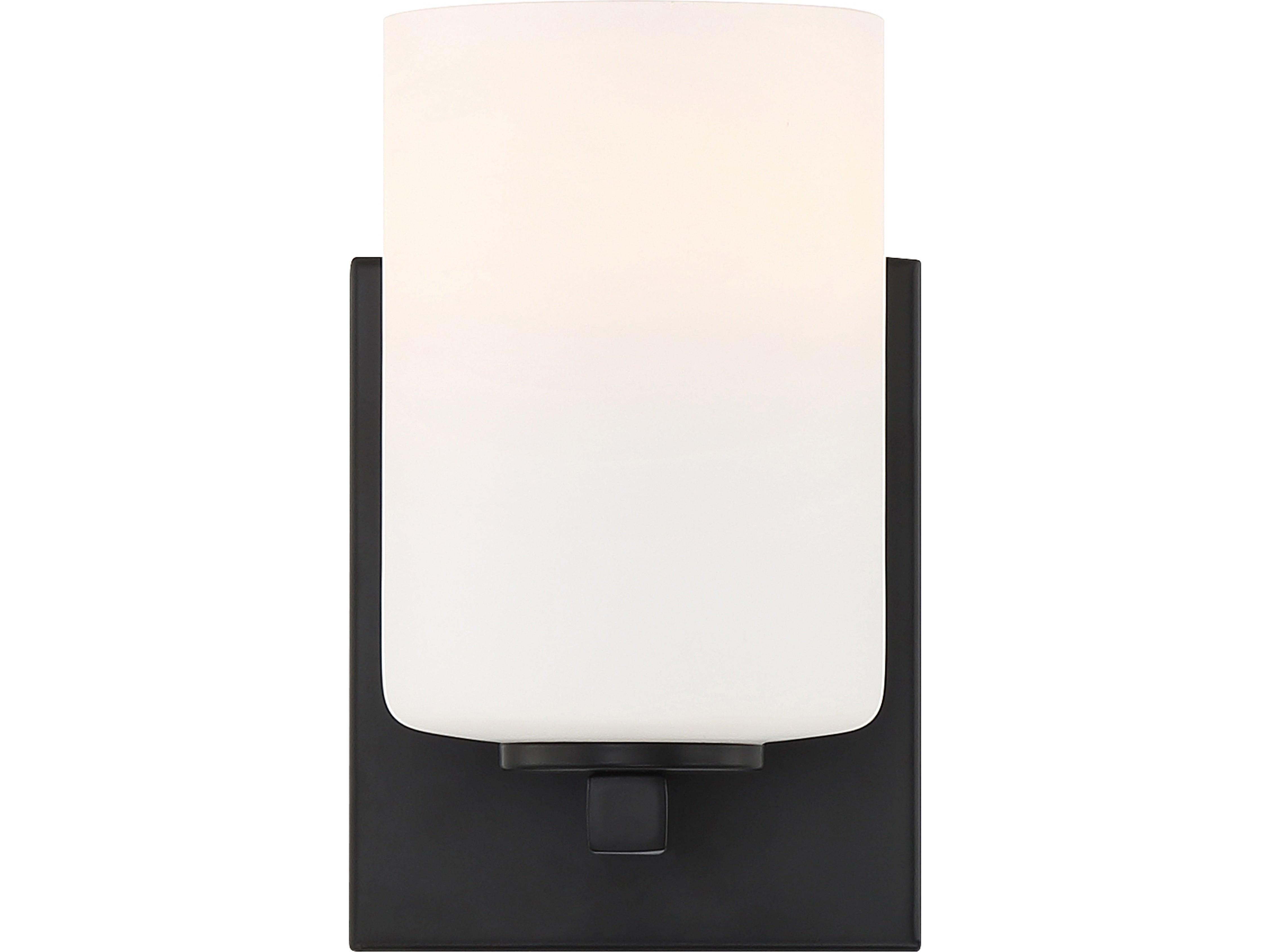 Viribright Sienna 1-Light LED Vanity Light, Matte Black