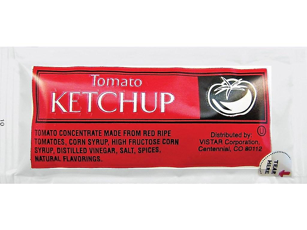 Vistar Ketchup .25 oz. 200/Carton