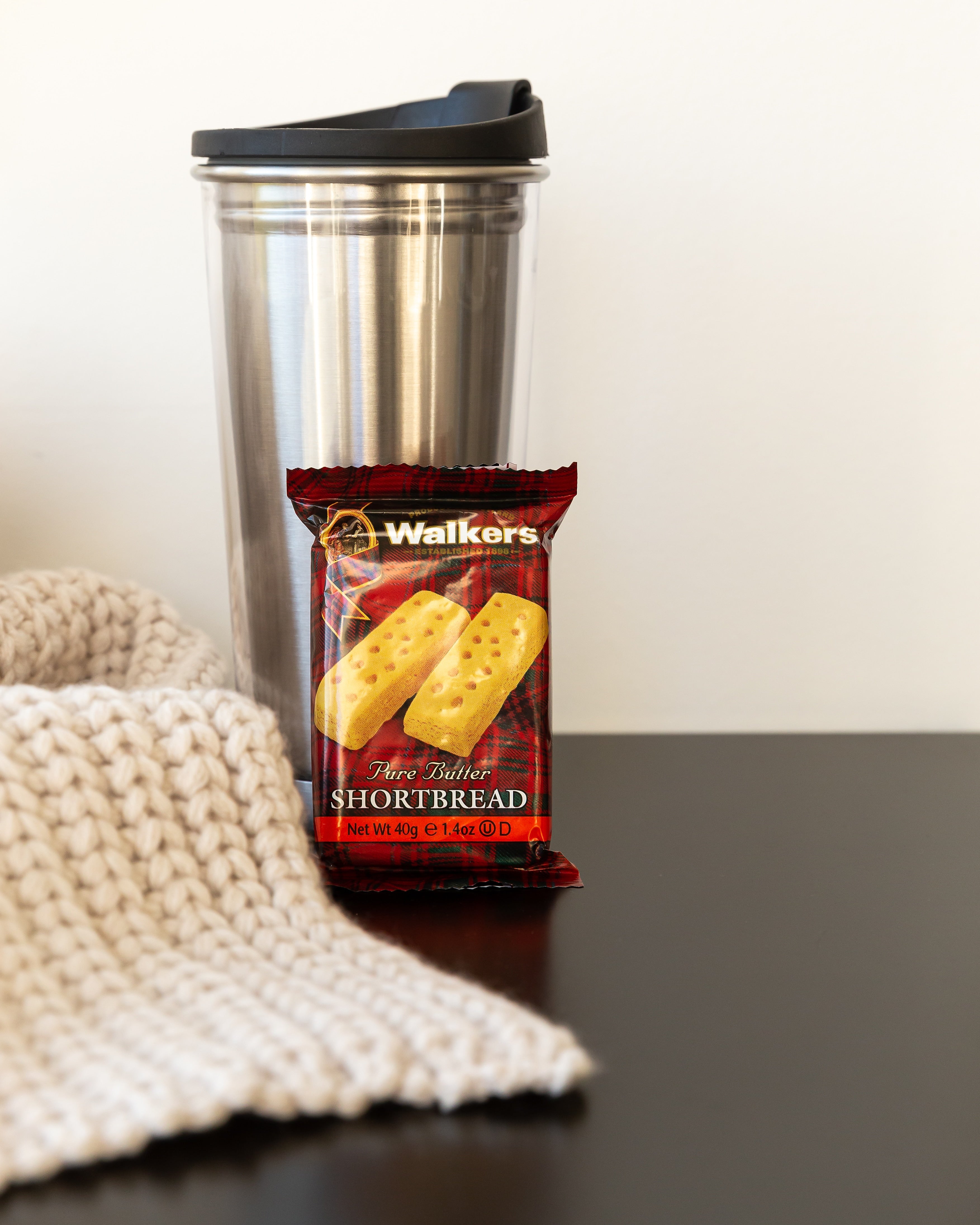 Walker's Shortbread Fingers Pure Butter Shortbread Cookies, Individually Wrapped, 1.4 oz, 24/Pack