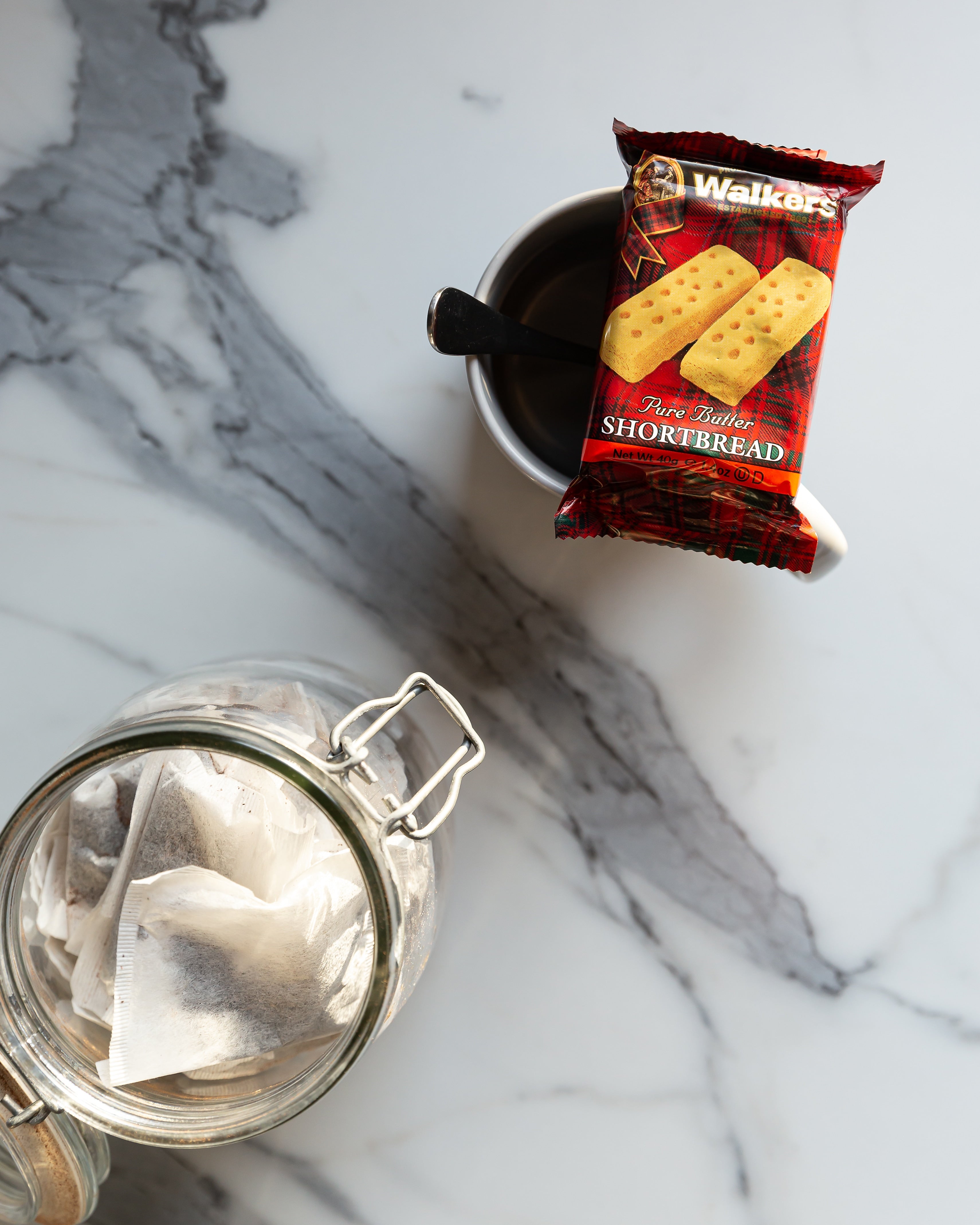 Walker's Shortbread Fingers Pure Butter Shortbread Cookies, Individually Wrapped, 1.4 oz, 24/Pack