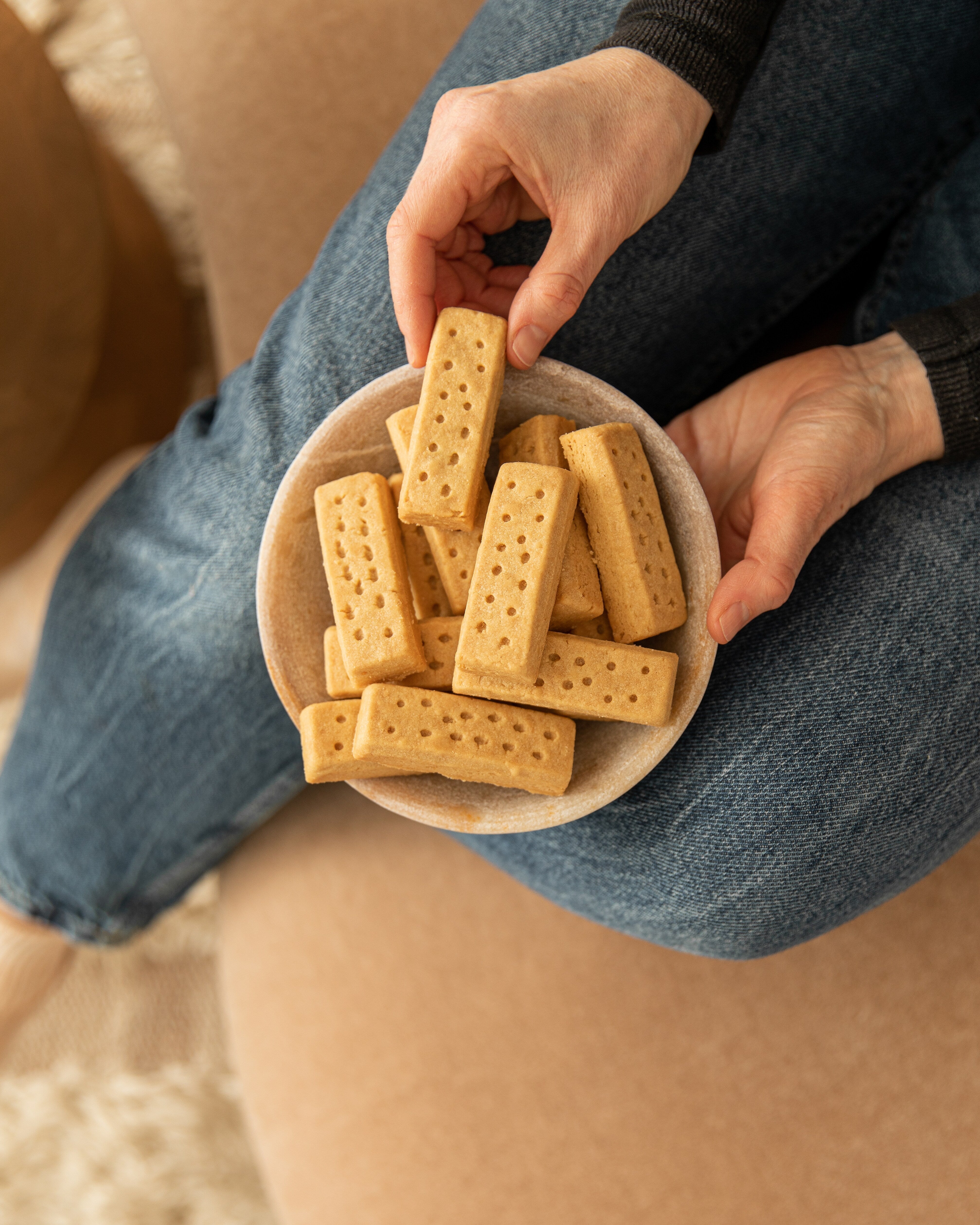 Walker's Shortbread Fingers Pure Butter Shortbread Cookies, Individually Wrapped, 1.4 oz, 24/Pack