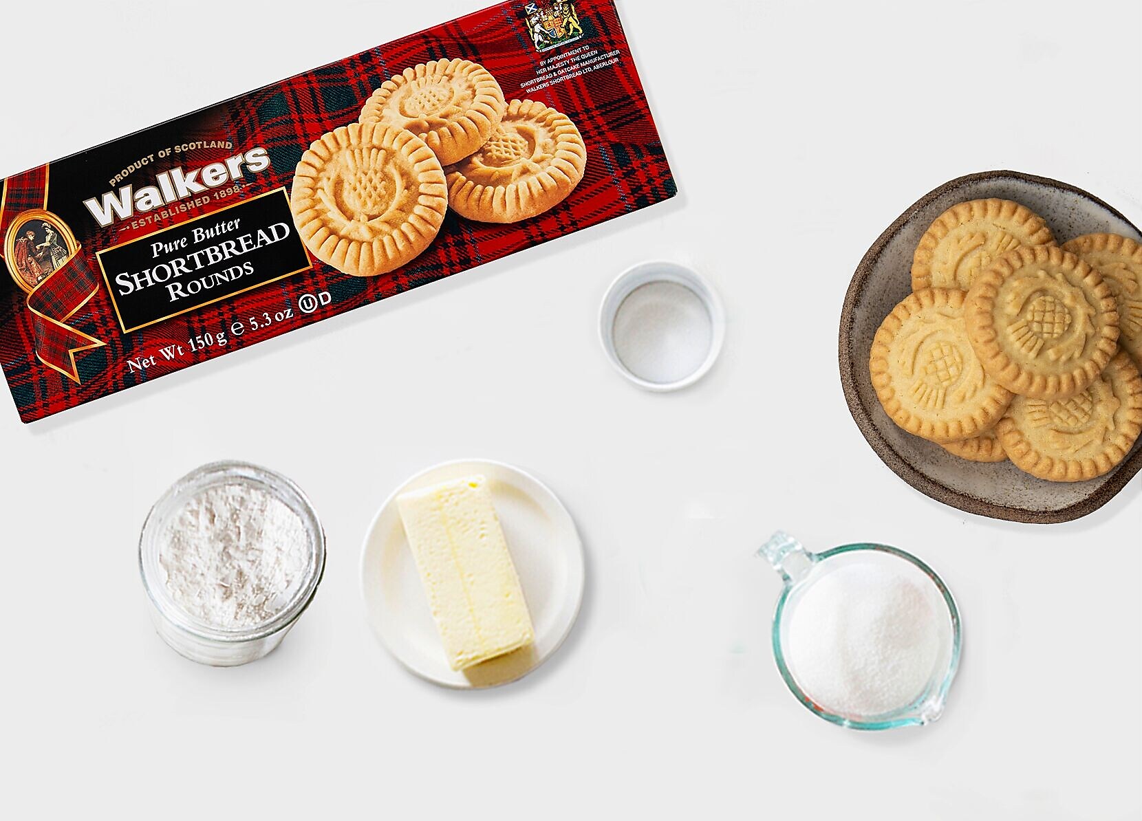 Walker's Shortbread Highlanders All-Butter Shortbread Cookies, Individually Wrapped, 1.4 oz, 18/Pack