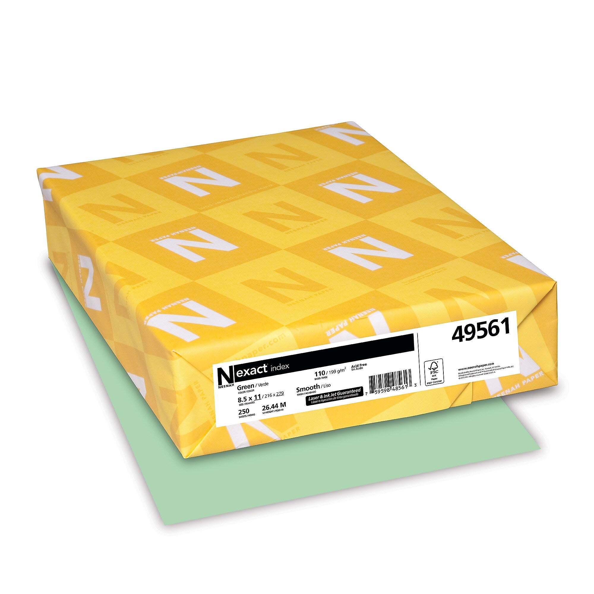 Wausau Paper Index 110 lb. Index Paper, 8.5
