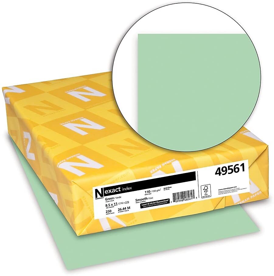Wausau Paper Index 110 lb. Index Paper, 8.5