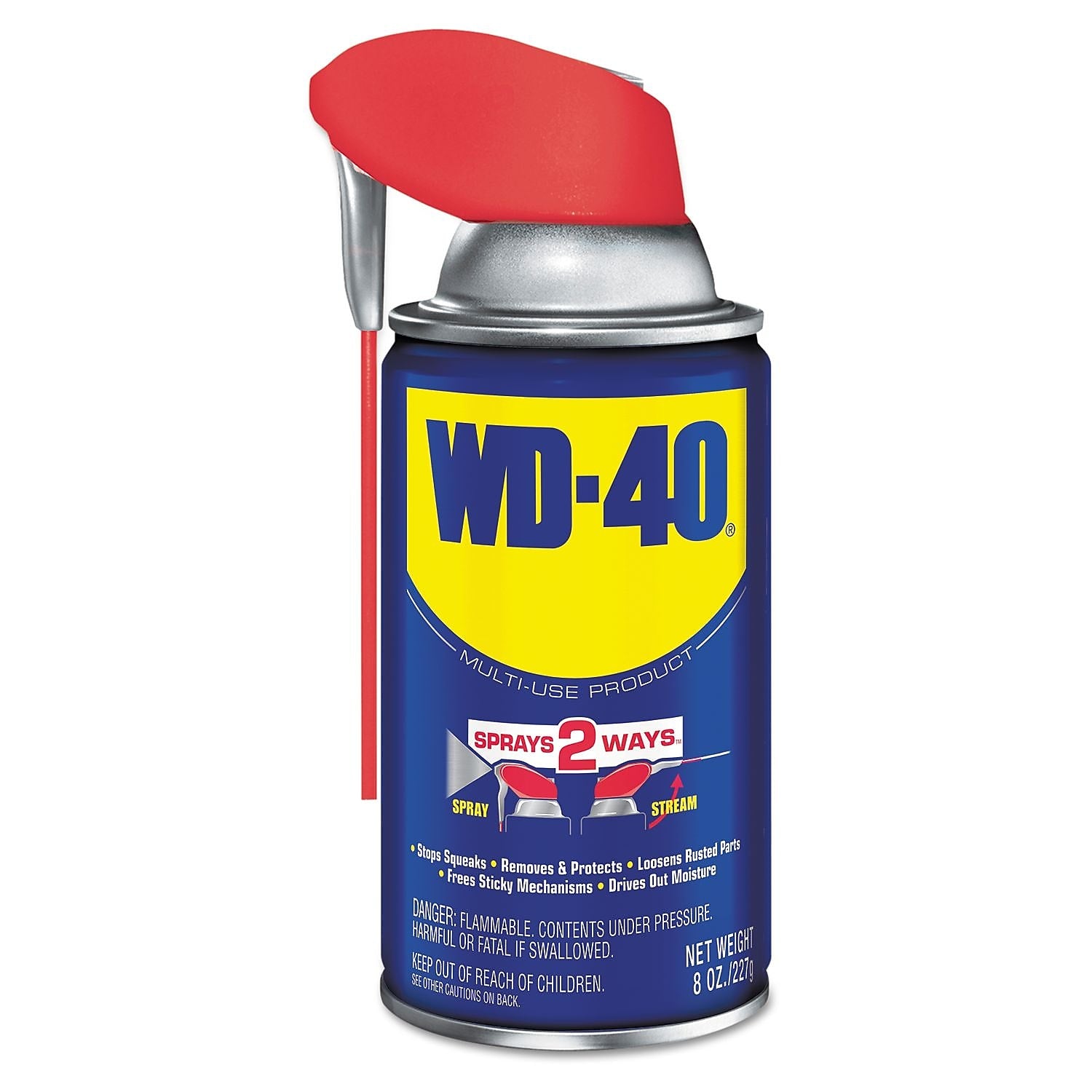 WD-40 Smart Straw Spray Lubricant, 8 Oz Aerosol Can, 12/carton