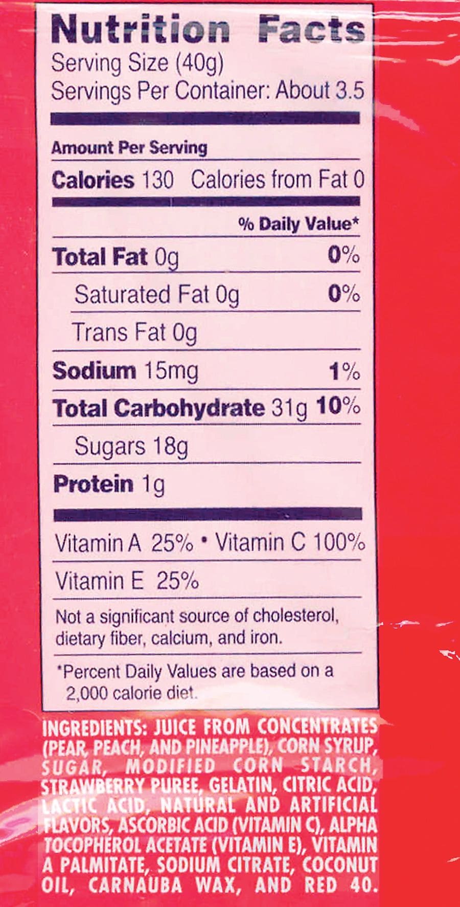 Welch's Gluten Free Strawberry Snacks, 5 oz., 12 Packs/Box