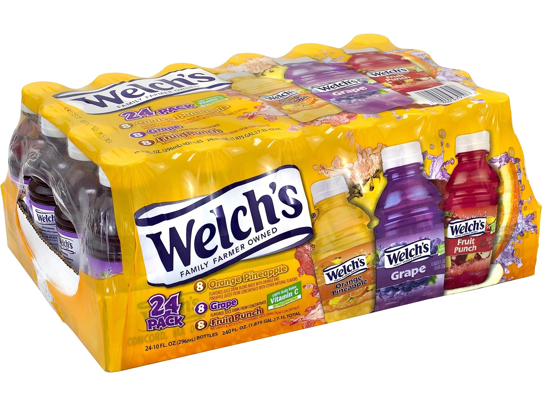 Welch's Variety Pack 10 oz. Juice Drink, 24/Pack