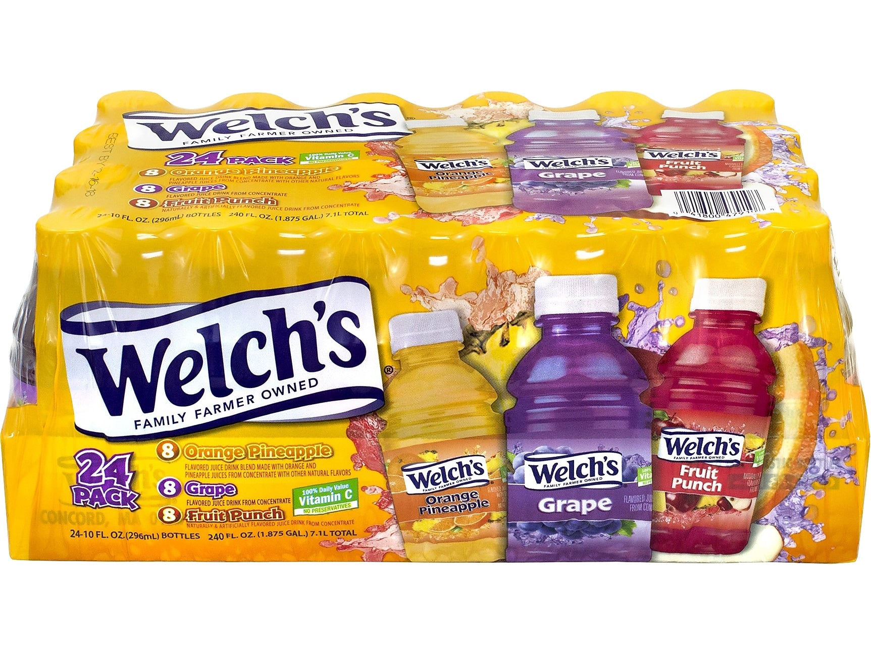 Welch's Variety Pack 10 oz. Juice Drink, 24/Pack