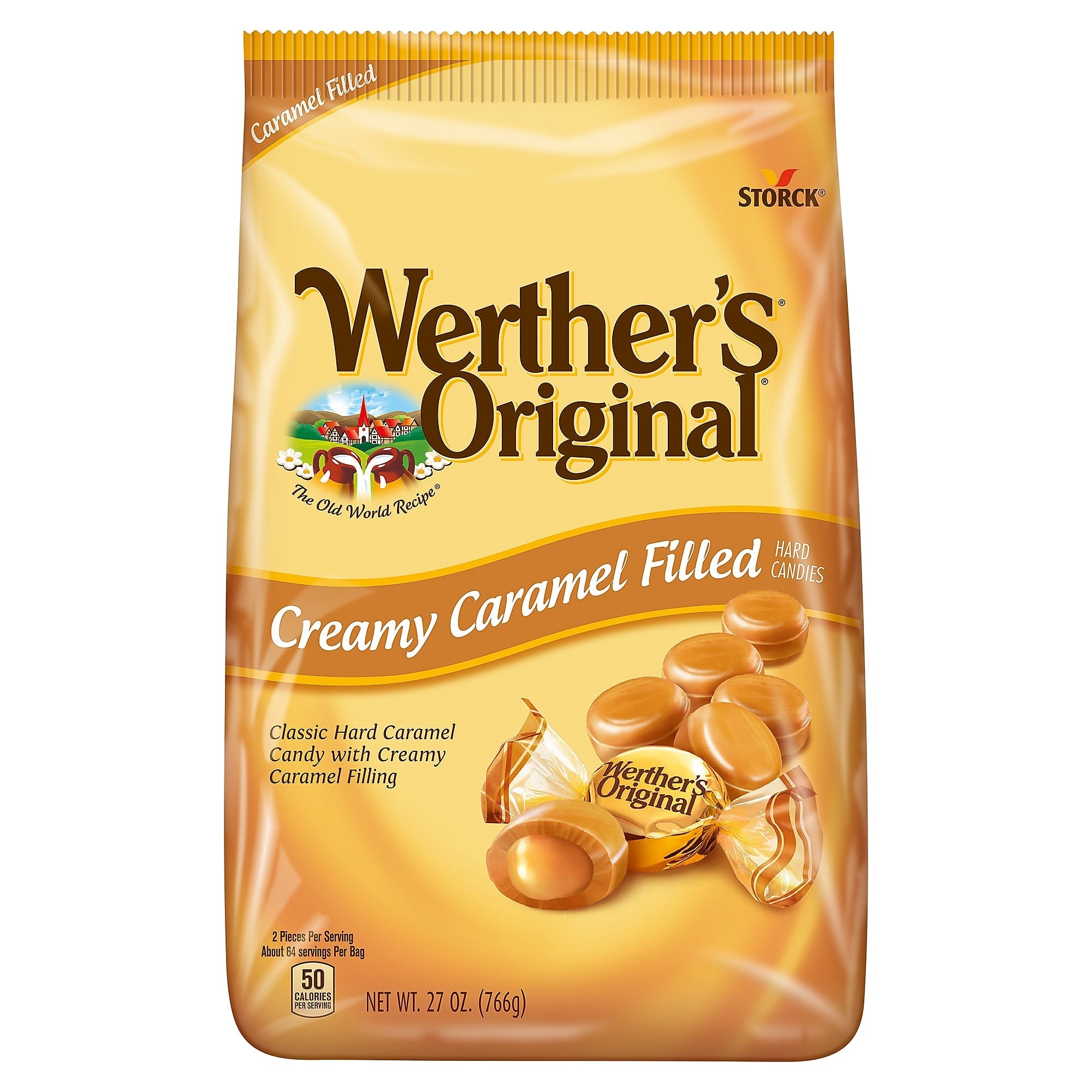 Werther's Original Creamy Caramel Filled Hard Candy, 27 oz.,