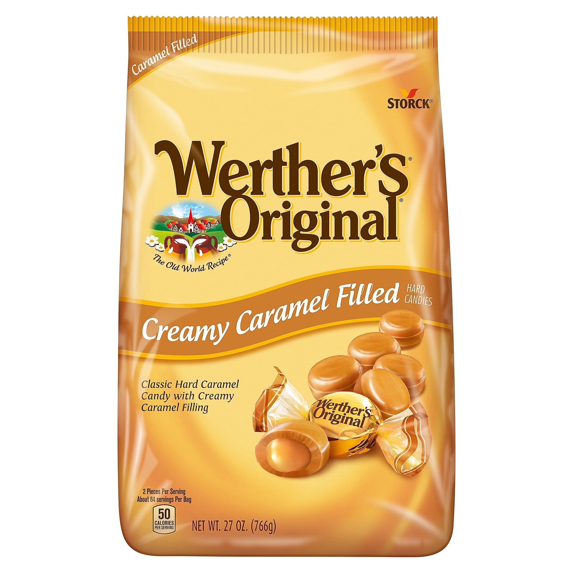 Werther's Original Creamy Caramel Filled Hard Candy, 27 oz.,
