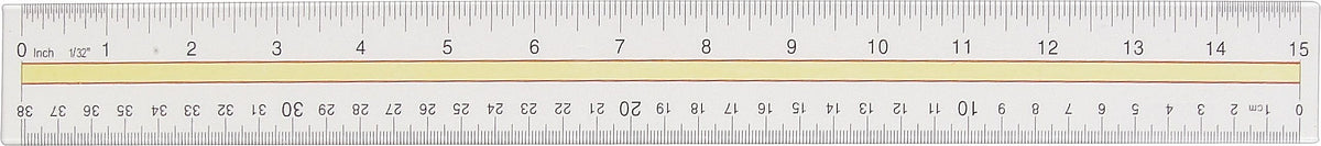 Westcott 15" Acrylic Standard Ruler