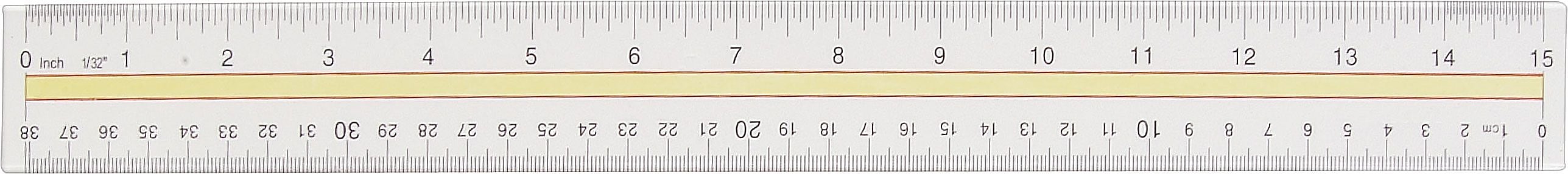 Westcott 15" Acrylic Standard Ruler