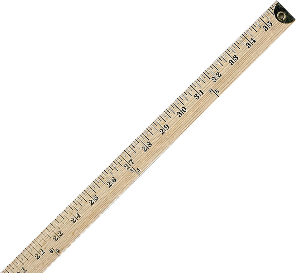 Westcott® 36" Wood Yardstick with Metal Ends