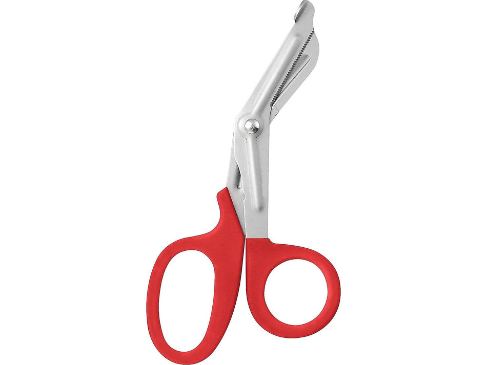 Westcott All Purpose 7" Stainless Steel Sewing/Craft Scissors, Blunt Tip, Red