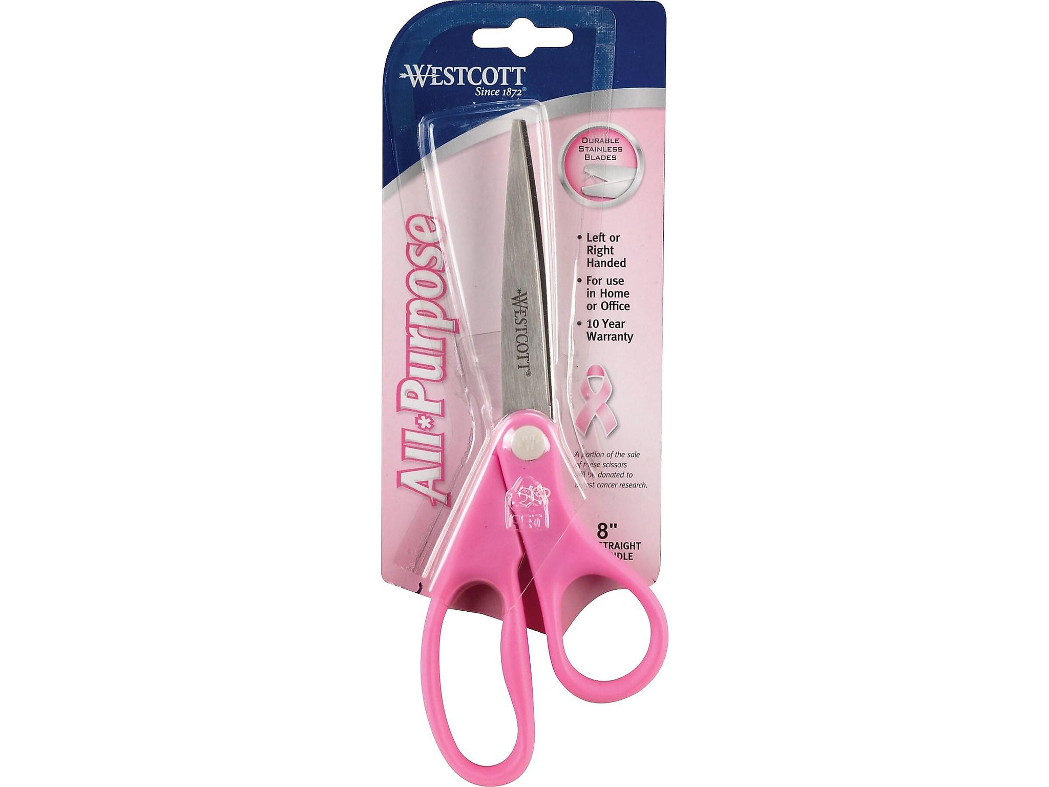 Westcott® All Purpose Pink Ribbon 8