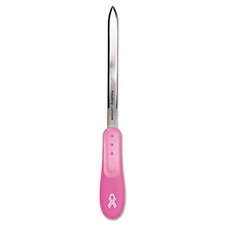 Westcott Pink Ribbon Stainless Steel Letter Opener, 9", Pink