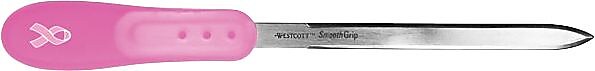 Westcott Pink Ribbon Stainless Steel Letter Opener, 9", Pink