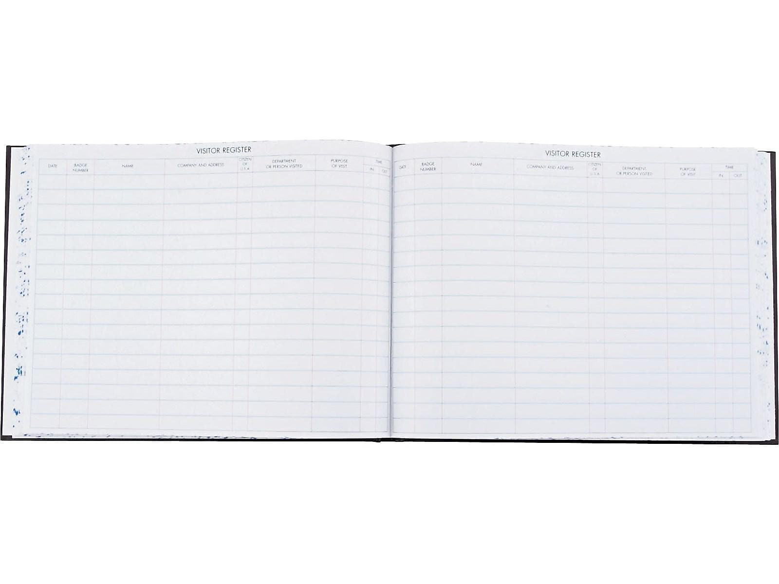 Wilson Jones Visitor Book, 10 Columns, 12.25