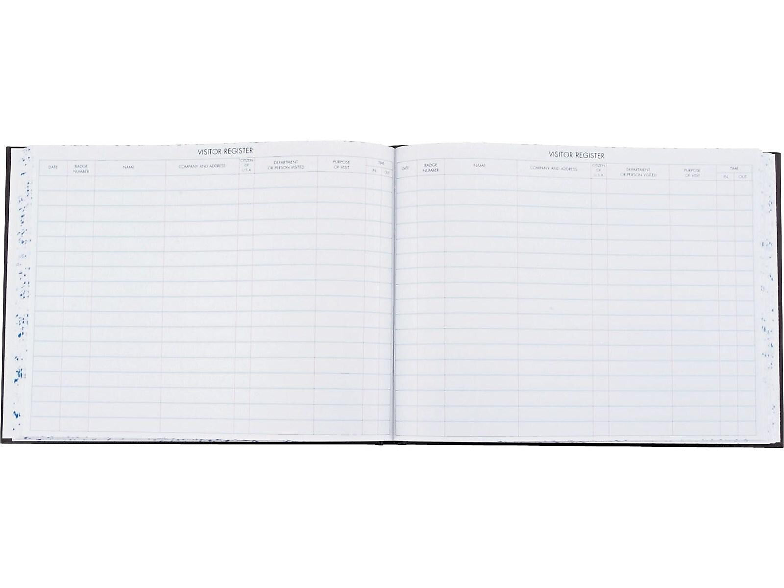 Wilson Jones Visitor Book, 10 Columns, 12.25