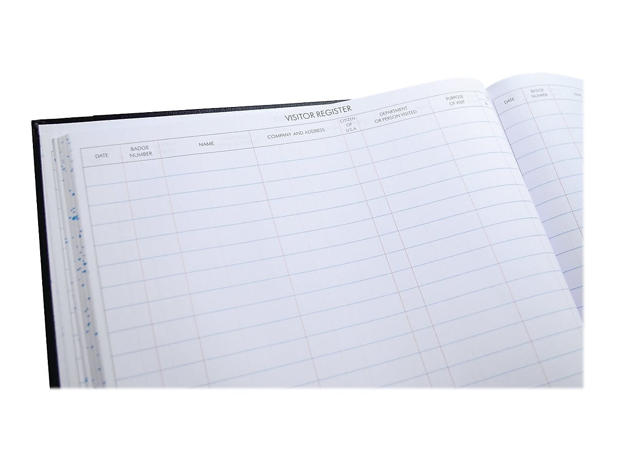 Wilson Jones Visitor Book, 10 Columns, 12.25