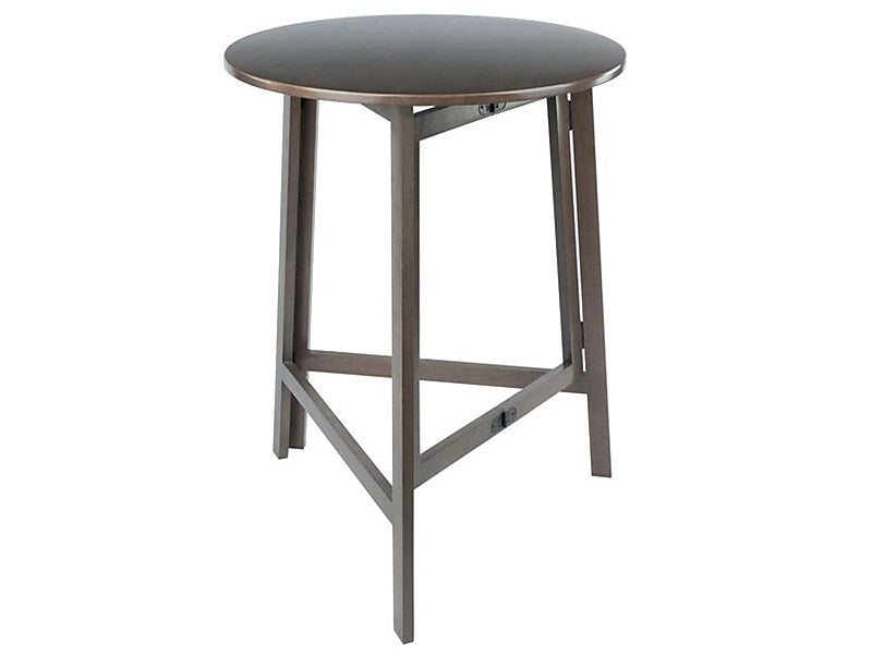 Winsome 32.36" x 30.83" Accent Table, Oyster Gray