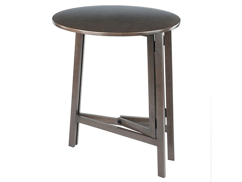 Winsome 32.36" x 30.83" Accent Table, Oyster Gray