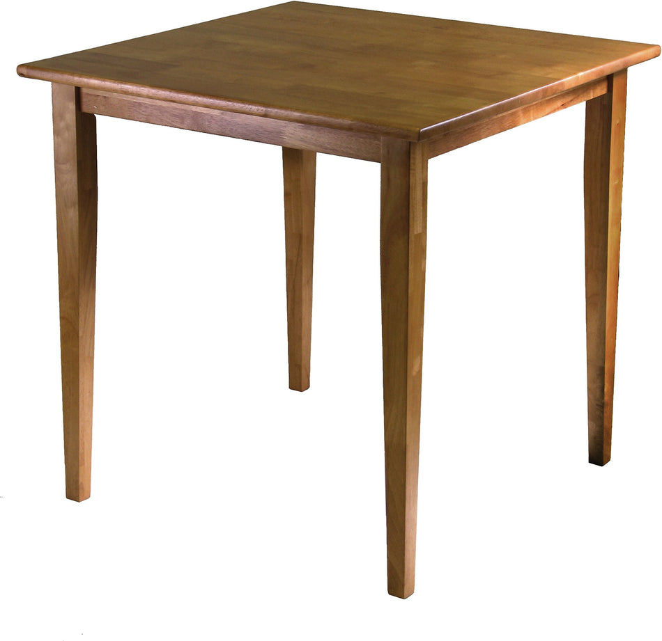 Winsome Groveland 29.13" x 29.53" x 29.53" Wood Square Shaker Leg Dining Table, Light Oak