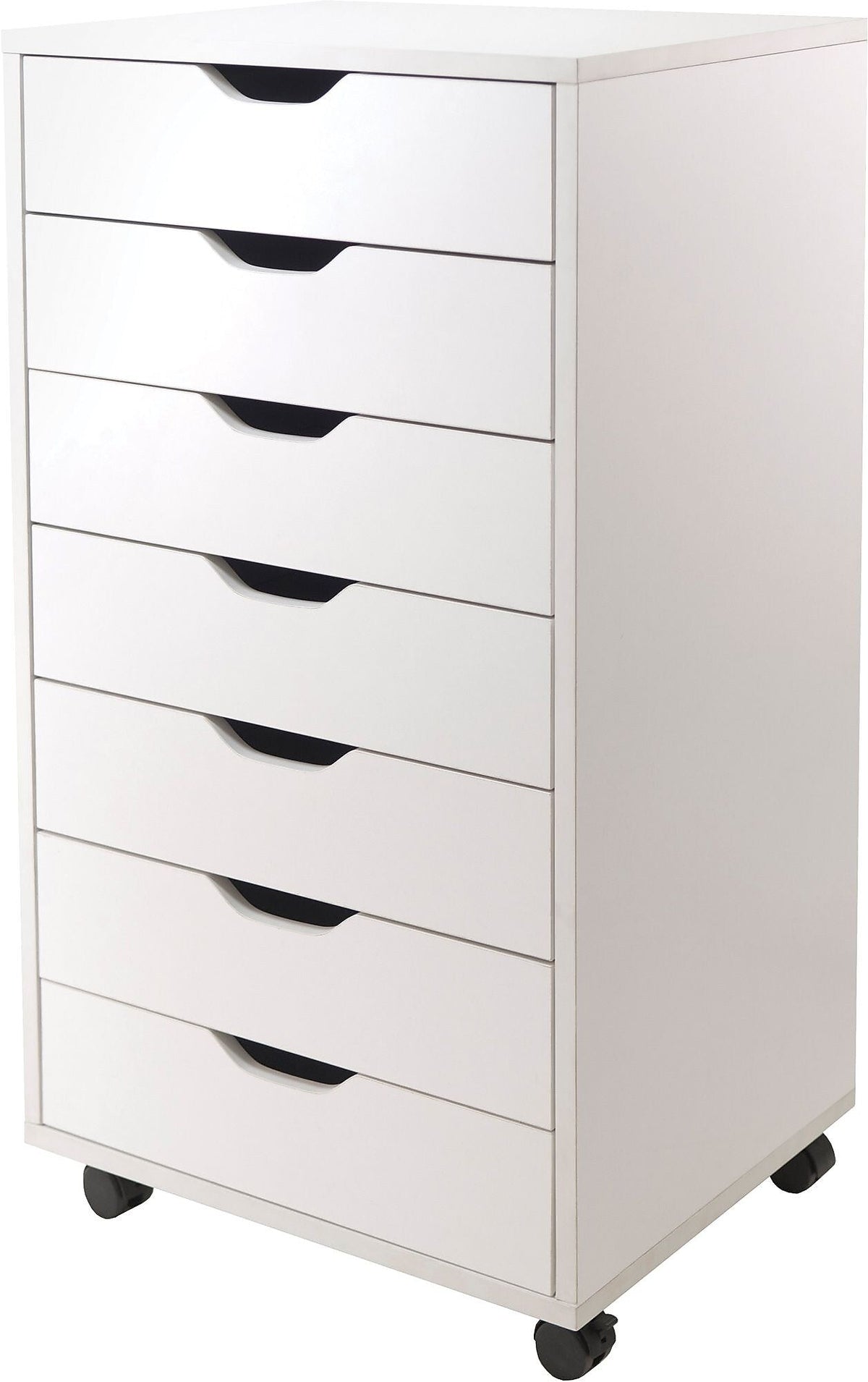 Winsome Halifax 7-Drawer Composite Wood Cabinet, White